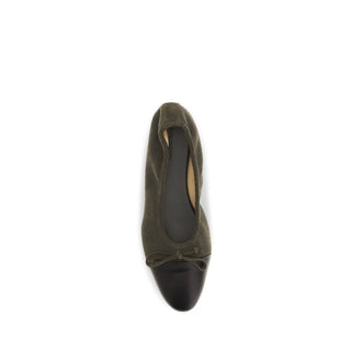 Bicolor Calf Leather Bos Taurus Ballet Flats
