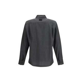 Gray Wool Oves Aries Dress Shirt