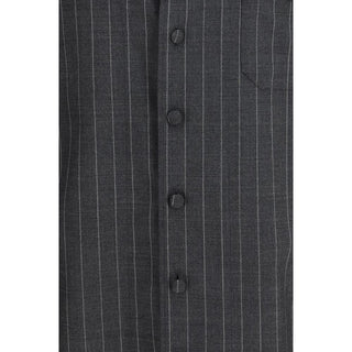 Gray Wool Oves Aries Dress Shirt