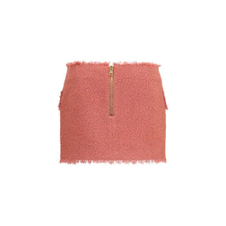 Multicolor Wool Oves Aries Mini Skirt