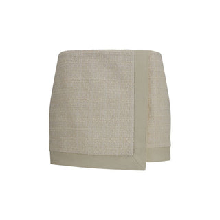 Beige Wool Oves Aries Mini Skirt