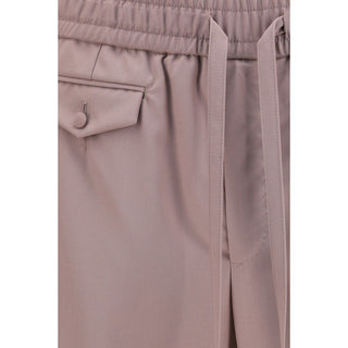 Pantalones jogger Aries de lana marrón Oves (pantalones de entrenamiento)  