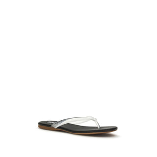 Black Rubber Flip-Flop Sandals