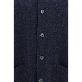 Blue Silk Cardigan