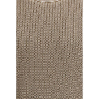 Beige Cotton Sweatshirt