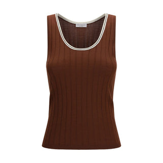 Bordeaux Wool Oves Aries Sleeveles T-Shirt