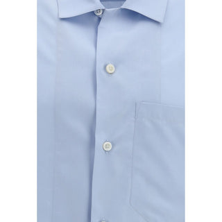 Blue Silk Shirt