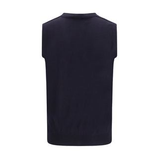 Blue Wool Oves Aries Sleeveles Sweater