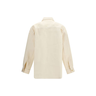 Camisa beige de lino