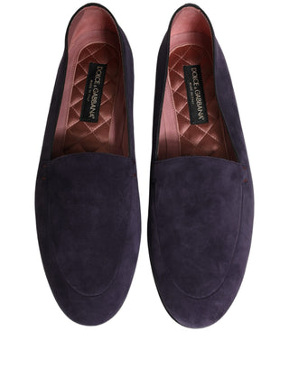 Violet Velvet Slip On Men Flats Loafers Shoes