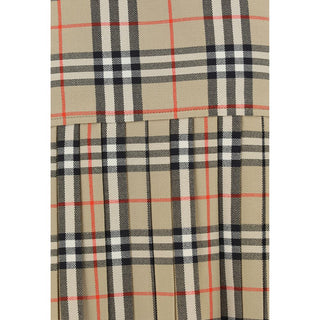 Beige Wool Oves Aries Mini Skirt