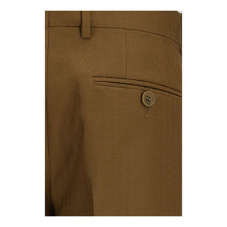 Brown Wool Oves Aries Dress Pants