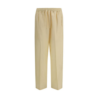 Pantalones bicolor de seda