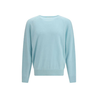 Blue Silk Sweatshirt