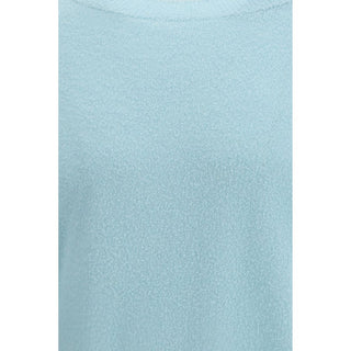 Blue Silk Sweatshirt