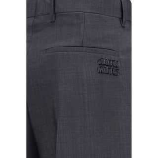 Gray Wool Oves Aries Dress Pants
