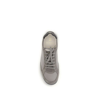 Gray Calf Leather Bos Taurus Sneakers