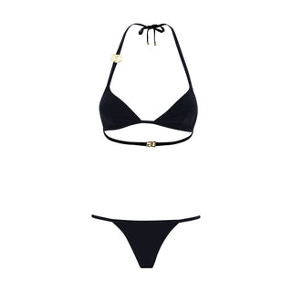 Black Nylon Bikini
