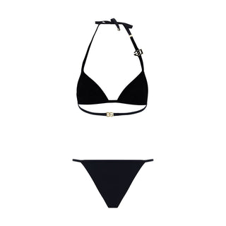Black Nylon Bikini