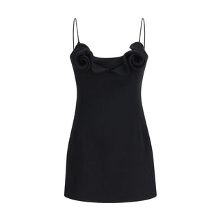 Vestido casual de lana negra Oves Aries
