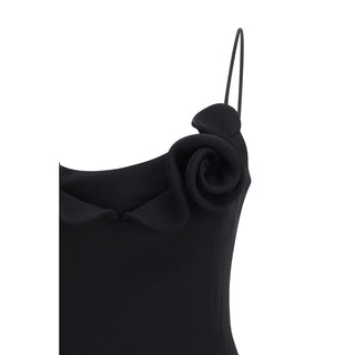 Vestido casual de lana negra Oves Aries
