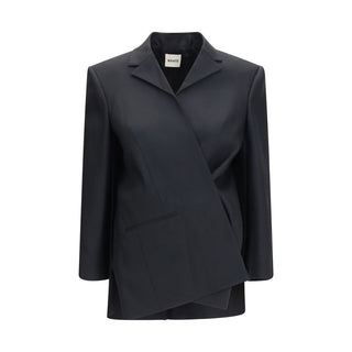 Black Wool Oves Aries Full-Length Jacket