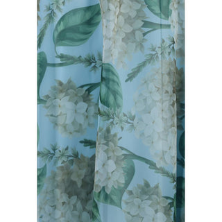 Blue Polyester Casual Dress