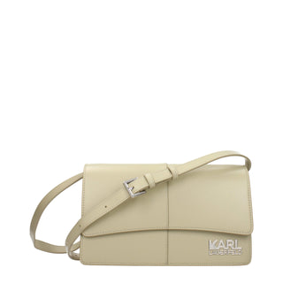 Bolso bandolera verde de polietileno
