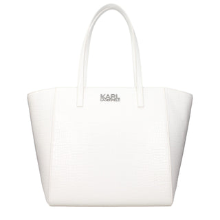 White Polyethylene Shoulder Bag