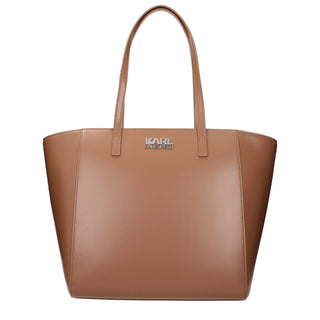 Bolso de hombro marrón de polietileno