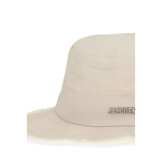 White Cotton Bucket Hat