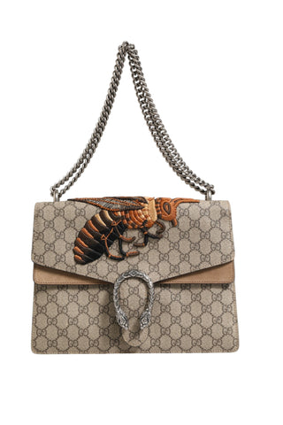 Supreme Monogram Bee Embroidered Shoulder Bag