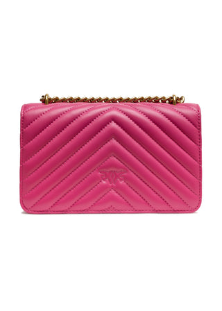 Pink Leather Love One Mini Shoulder Bag