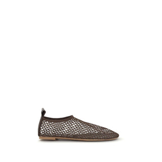 Brown Rubber Ballet Flats