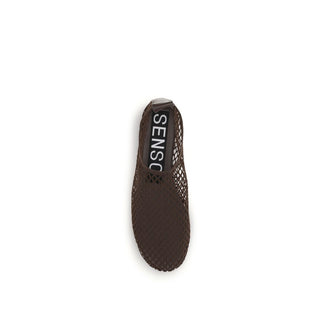 Brown Rubber Ballet Flats