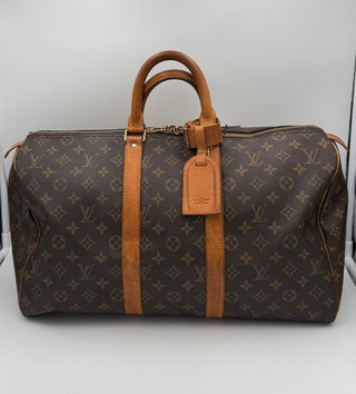 LOUIS VUITTON KEEPALL 45 Monogram Handbag