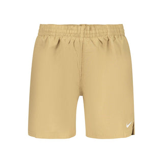 Beige Polyster Men Boxer