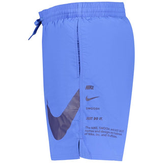 Blu Poliestere Uomo Shorts