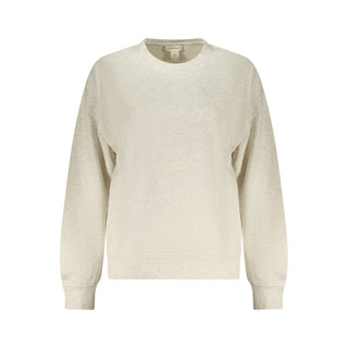 Sudadera para mujer de algodón gris