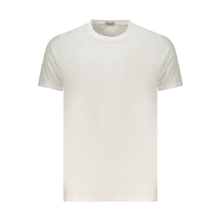 White Cotton Men's T-Shirt
