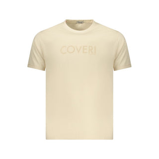 Beige Cotton Mens T-Shirt