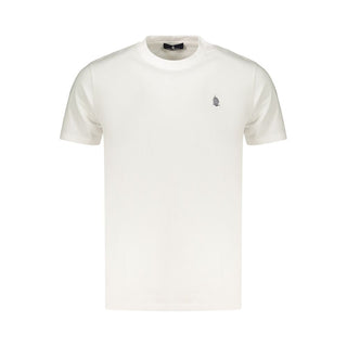 Camiseta blanca de algodón para hombre