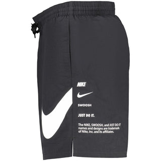 Pantalones cortos de natación para hombre en poliéster negro