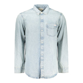 Azzurro Cotton Mens Shirt
