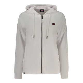 Sudadera de mujer blanca de algodón
