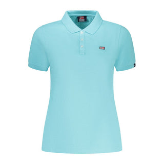 Azzurro Cotton Womens Polo