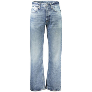 Jeans de algodón azul para hombre