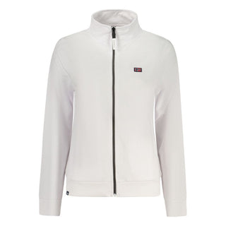 White Cotton Women's Sweatshirt