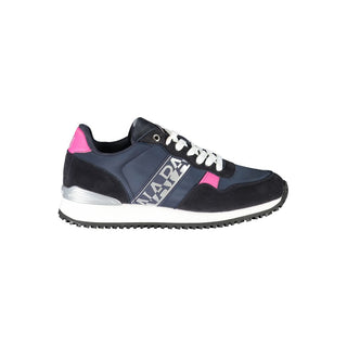 Blauer Polyester-Damen-Sneaker
