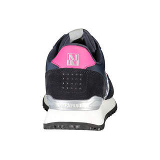 Blauer Polyester-Damen-Sneaker